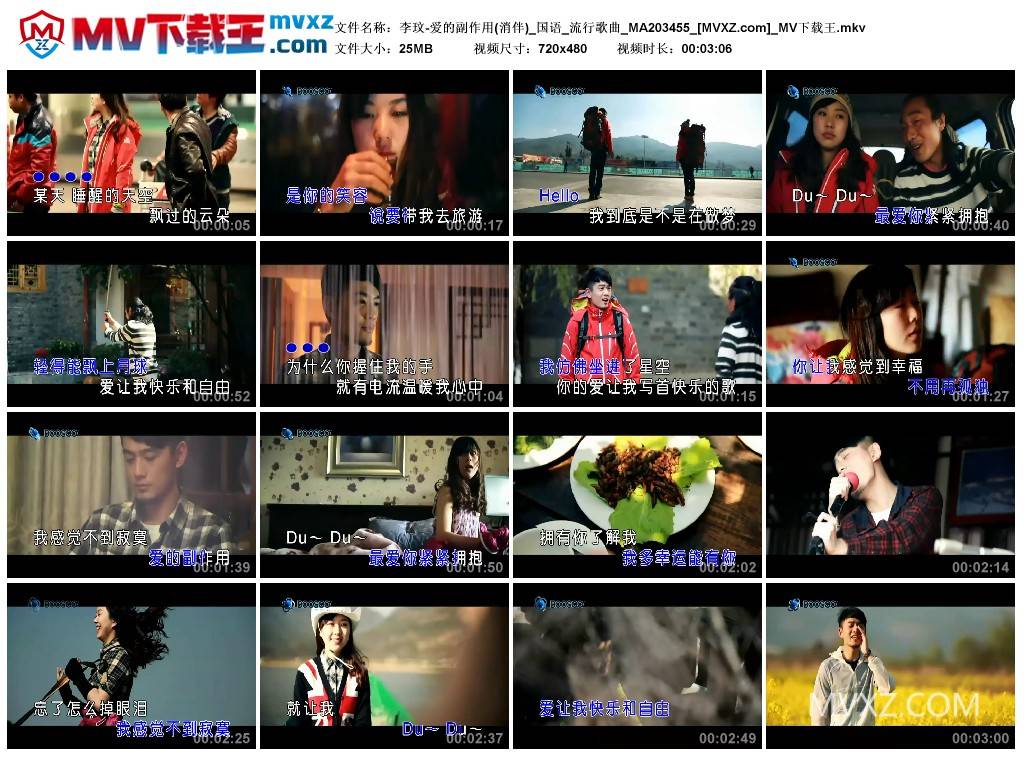 李玟-爱的副作用(消伴)_国语_流行歌曲_MA203455